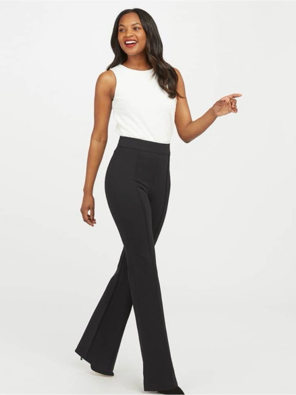 Spanx Hi-Rise Flare in Ponte NWT Large - Picture 4 of 16